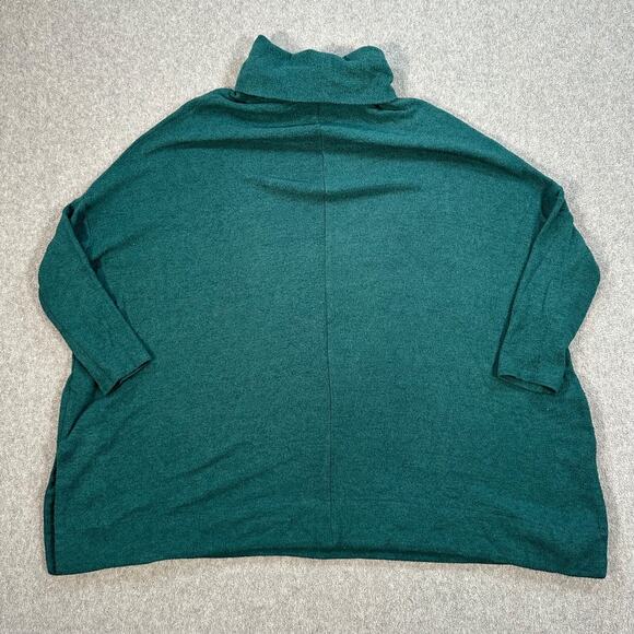 Anthropologie Postmark Oversized Turtleneck Sweater Size X-Small Green - Picture 7 of 8
